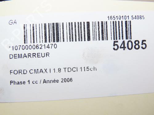 Startmotor FORD FOCUS C-MAX (DM2) 1.8 TDCi | BP28967027M8 