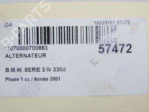 Alternator BMW 3 (E46) 330 d | BP33298036M7  - Image 9