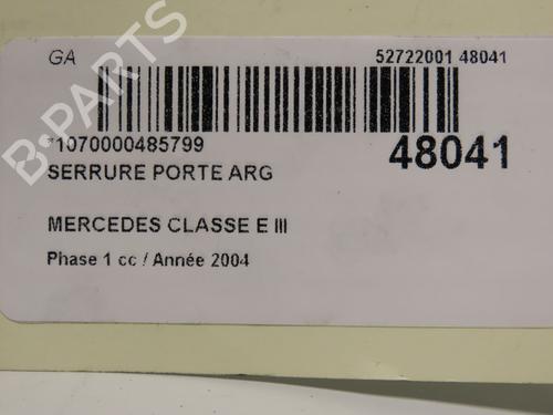 Rear left lock MERCEDES-BENZ E-CLASS T-Model (S211) E 270 T CDI (211.216) | BP19668726C100 
