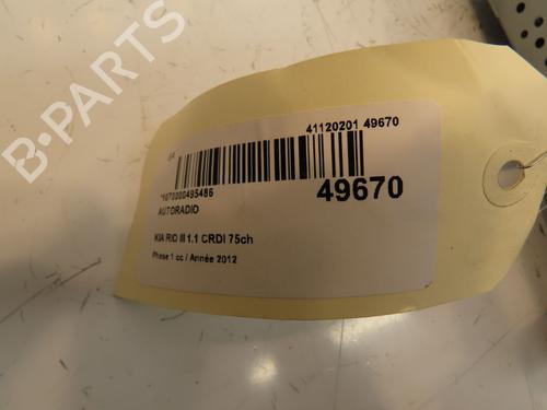 Used Radio KIA RIO III (UB) 1.1 CRDi (75 hp) 17037435