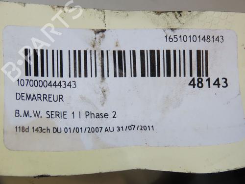 Starter BMW 1 (E87) 118 d | BP18034631M8 