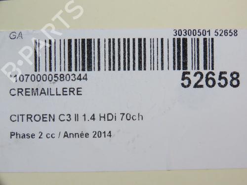 Used Steering rack Steering rack CITROËN C3 II (SC_) 1.4 HDi 70 (SC8HZC, SC8HR0, SC8HP4) (68 hp) 29469705 29469705