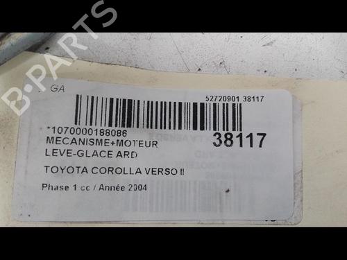 Used Rear right window mechanism TOYOTA COROLLA Verso (ZER_, ZZE12_, R1_) 2.0 D-4D (CUR10_, CUR10R) (116 hp) 9604546