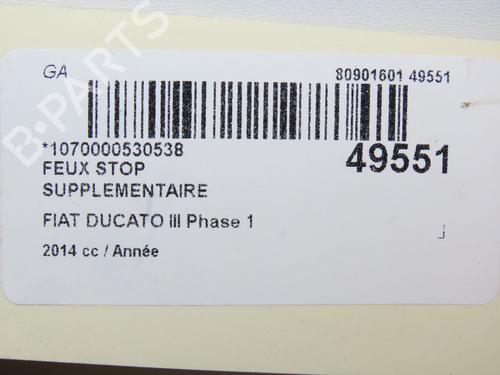 Bremselys FIAT DUCATO Van (250_) 130 Multijet 2,3 D (131 hp) 19249808