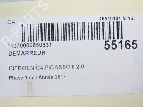 Startmotor CITROËN C4 Grand Picasso II (DA_, DE_) 2.0 BlueHDi 150 (150 hp) 31056211