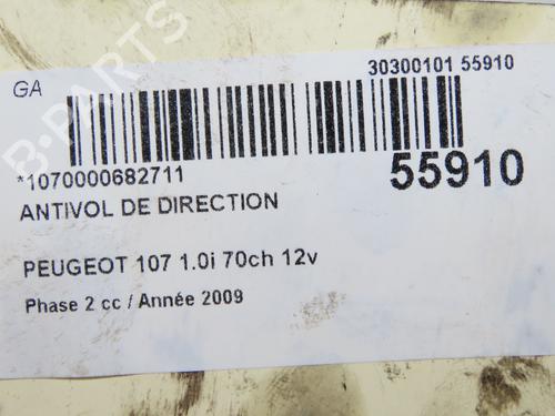 Used Ignition barrel PEUGEOT 107 (PM_, PN_) 1.0 (68 hp) 31912112