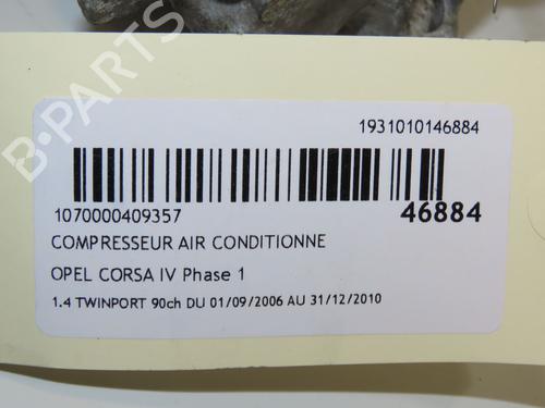 AC compressor OPEL CORSA D (S07) 1.4 (L08, L68) | BP17868075M34 