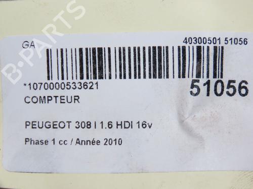 Instrument cluster PEUGEOT 308 I (4A_, 4C_) 1.6 HDi | BP26383604C47 