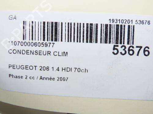 Radiateur de chauffage PEUGEOT 206 Hatchback (2A/C) 1.4 HDi eco 70 | BP29872333M63 