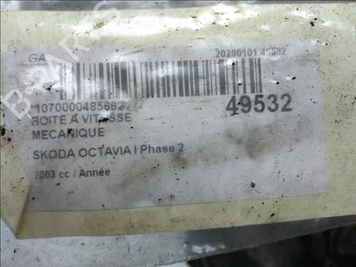 Used Gearbox SKODA OCTAVIA I Combi (1U5) 1.9 TDI (90 hp) 19249747