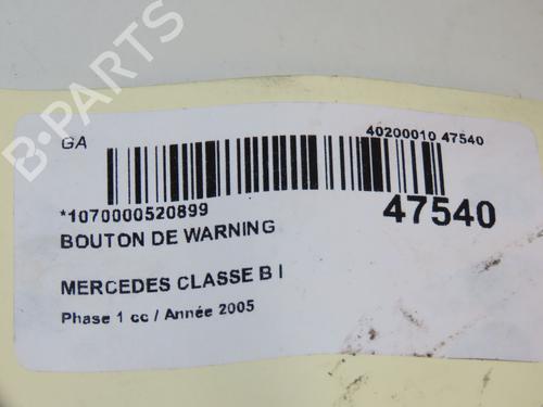 Warning switch MERCEDES-BENZ B-CLASS Sports Tourer (W245) B 200 CDI (245.208) | BP18129652I22 