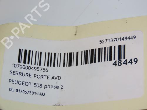 Front right lock PEUGEOT 508 I (8D_) 2.0 BlueHDi 180 | BP16667239C97 