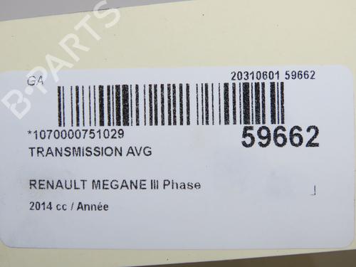 Left front driveshaft RENAULT MEGANE III Hatchback (BZ0/1_, B3_) 1.2 TCe (BZ2B, BZ11) | BP36657601M38 - Image 5