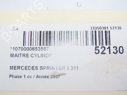 Brake master cylinder MERCEDES-BENZ SPRINTER 3,5-t Van (B906) 311 CDI (906.631, 906.633, 906.635, 906.637) | BP29441686M77 