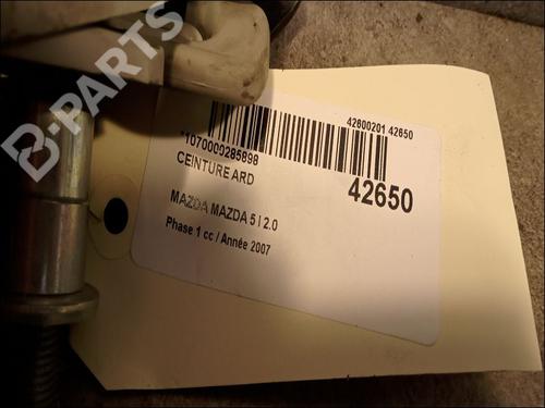 Rear right belt tensioner MAZDA 5 (CR) 2.0 CD (CR19) | BP9614897C90 