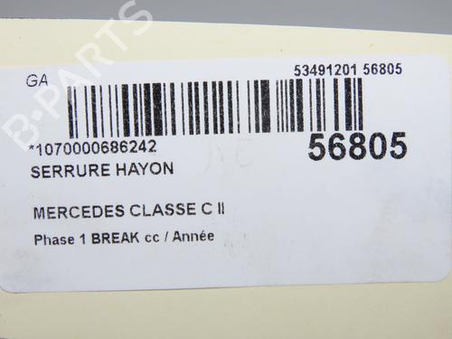 tailgate-lock-mercedes-benz-c-class-t-model-s203-2001-2002-2003-2004-2005-2006-2007-32129686 main image