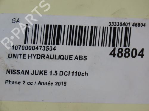 ABS pump NISSAN JUKE (F15) 1.5 dCi | BP17488246M43 