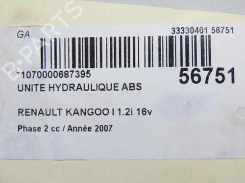 ABS pump RENAULT KANGOO (KC0/1_) 1.2 16V (KC05, KC06, KC03, KC0T, KC0W, KC1D) | BP32872896M43 - Image 9