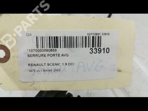Front left lock RENAULT SCÉNIC I MPV (JA0/1_, FA0_) 1.9 dCi (JA05, JA1F) | BP9595578C98 