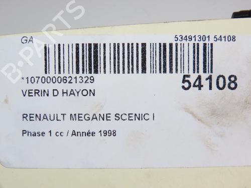 Gasdæmper bagklap RENAULT MEGANE Scenic (JA0/1_) 1.6 e (JA0F) (90 hp) 28832305