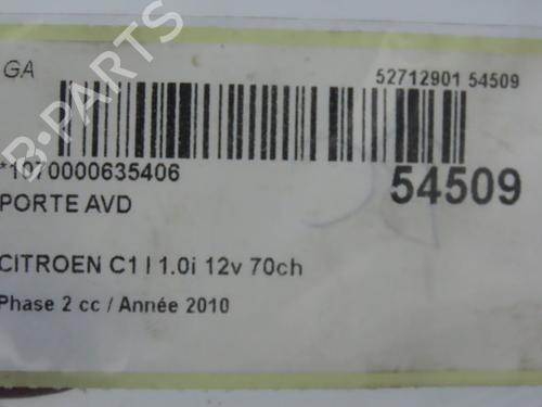 Right front door CITROËN C1 (PM_, PN_) 1.0 | BP29150984C3 