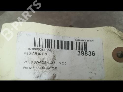 Left tailgate light VW GOLF V (1K1) 2.0 TDI 16V | BP9609929C79 