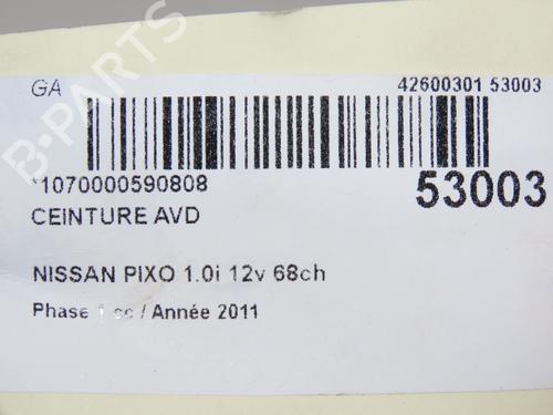 Front right belt tensioner NISSAN PIXO (UA0) 1.0 | BP28968134C88 