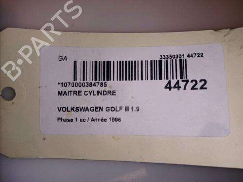 Used Brake master cylinder VW GOLF III (1H1) 1.9 TDI (90 hp) 11100446