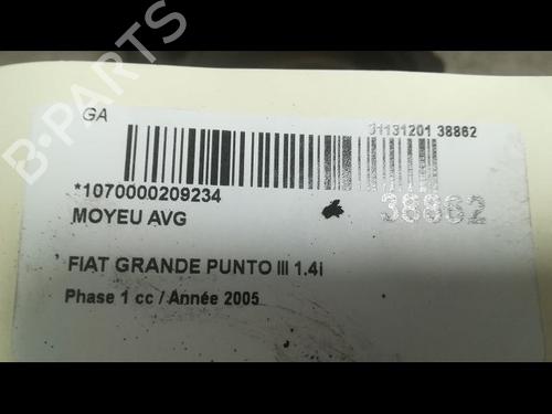 Right front steering knuckle FIAT GRANDE PUNTO (199_) 1.4 (199AXB11, 199AXB1A, 199BXB1A, 199AXL1A) | BP14876086M26 
