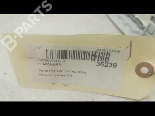 Interior roof light PEUGEOT 208 I (CA_, CC_) 1.6 HDi | BP9600907I8 