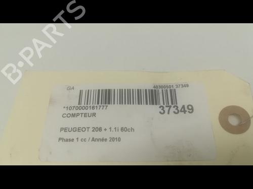 Used Instrument cluster PEUGEOT 206+ (2L_, 2M_) 1.1 (60 hp) 9601345