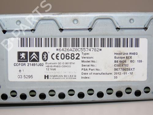 Radio CITROËN C3 II (SC_) 1.6 VTi 120 | BP29170466E6 