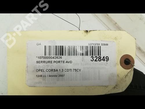 Front right lock OPEL CORSA D (S07) 1.3 CDTI (L08, L68) | BP9596069C97 