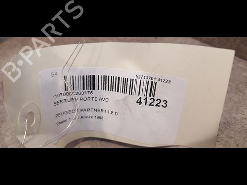 Front right lock PEUGEOT PARTNER Box Body/MPV (5_, G_) 1.8 D | BP9611618C97