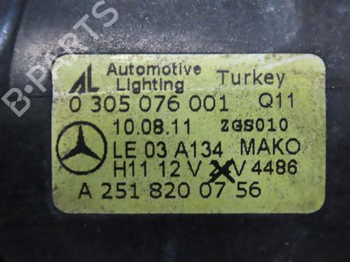 Left front fog light MERCEDES-BENZ A-CLASS (W169) A 180 CDI (169.007, 169.307) | BP18926251C30 