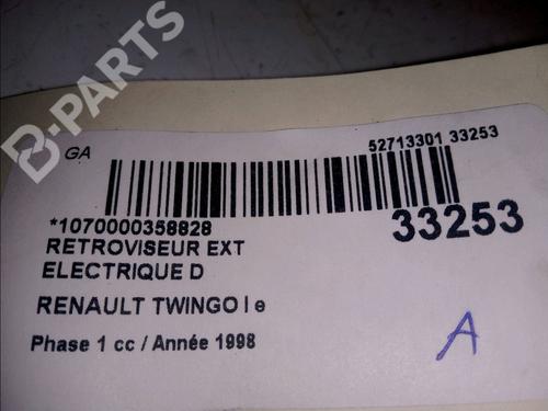 Right mirror RENAULT TWINGO I (C06_) 1.2 (C066, C068) | BP10189930C27 