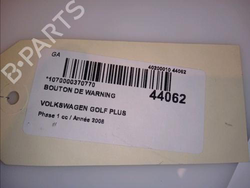 Used Warning switch Warning switch VW GOLF PLUS V (5M1, 521) 1.9 TDI (105 hp) 11100762 11100762