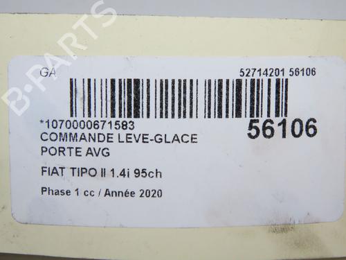 Left front window switch FIAT TIPO Hatchback (356_, 357_) 1.4 (356HXA1B, 357) | BP37252380I27 - Image 5
