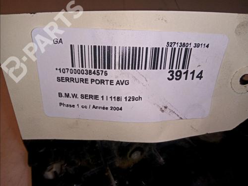 Front left lock BMW 1 (E87) 118 d | BP11102831C98 