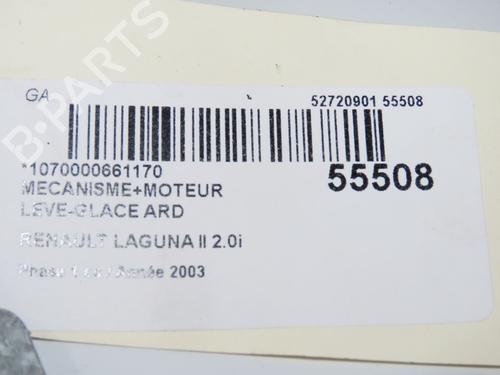 Used Rear right window mechanism Rear right window mechanism RENAULT LAGUNA II (BG0/1_) 2.0 16V (BG00, BG0K, BG0P, BG0W) (135 hp) 33633966 33633966