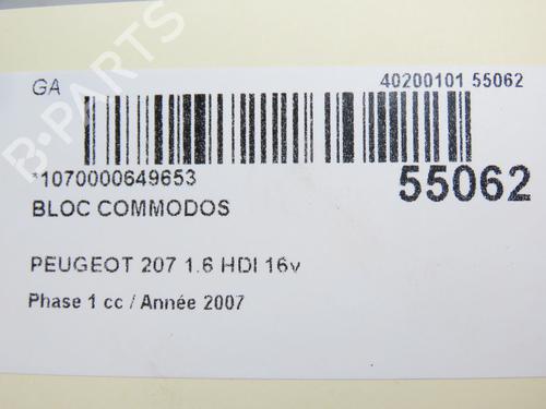 Steering column stalk PEUGEOT 207 (WA_, WC_) 1.6 HDi | BP28967840I23 