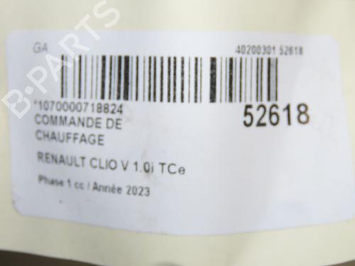 Climate control RENAULT CLIO V (B7_) 1.0 TCe 90 (B7MT) | BP39893867I5 - Image 5