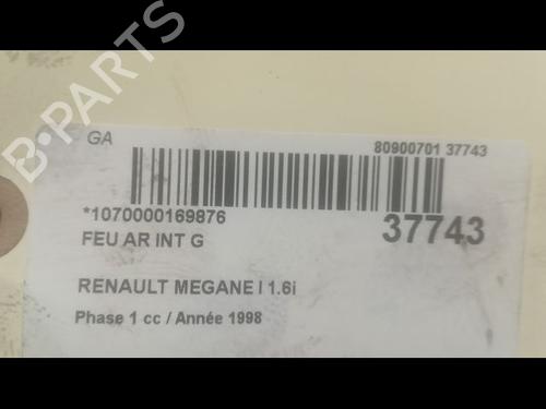 Used Left tailgate light RENAULT MEGANE I Classic (LA0/1_) 1.6 e (LA0F, LA0S) (90 hp) 9601943