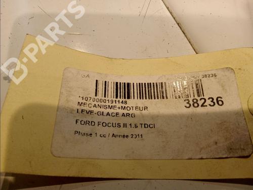 Rear left window mechanism FORD FOCUS III 1.6 TDCi | BP11343213C24 