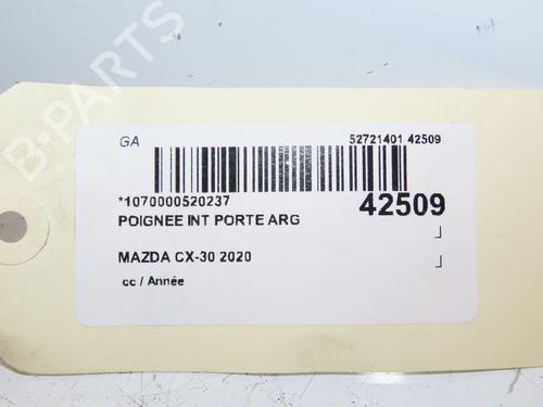 Used Rear left interior door handle MAZDA CX-30 (DM) 1.8 SKYACTIV-D (116 hp) 17452856