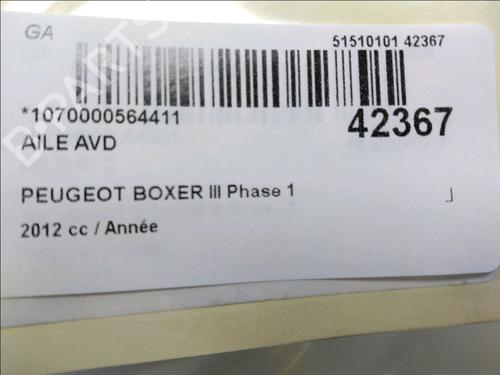 Used Right front fenders PEUGEOT BOXER Van 2.2 HDi 130 (131 hp) 26383628