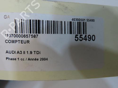 instrument-cluster-audi-a3-8p1-2003-2004-2005-2006-2007-2008-2009-2010-2011-2012-2013-38256235 main image