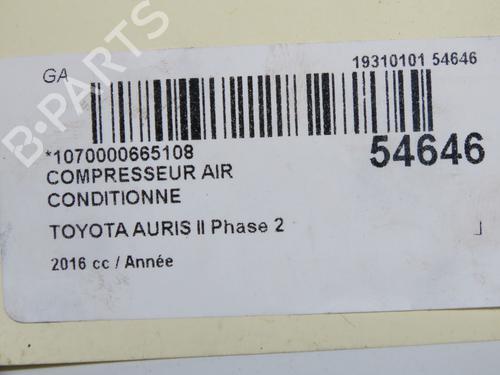 AC compressor TOYOTA AURIS (_E18_) 1.8 Hybrid (ZWE186_, ZWE186R) | BP36310374M34  - Image 5