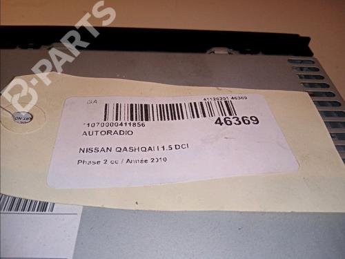 Radio NISSAN QASHQAI I (J10, NJ10) 1.5 dCi | BP12198012E6