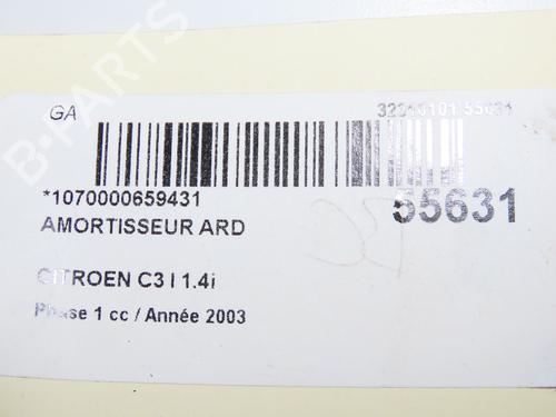 Højre bagtil støddæmper CITROËN C3 I (FC_, FN_) 1.4 i (73 hp) 32076102